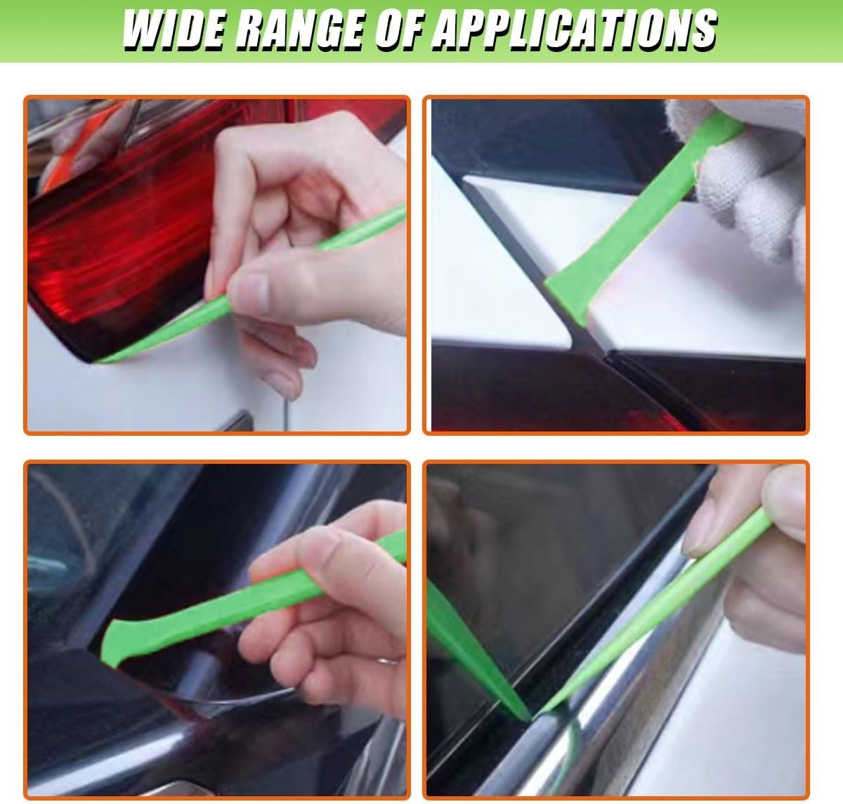 Compact 4PCS Micro Vinyl Squeegee Set - Perfect for Seamless Film Application