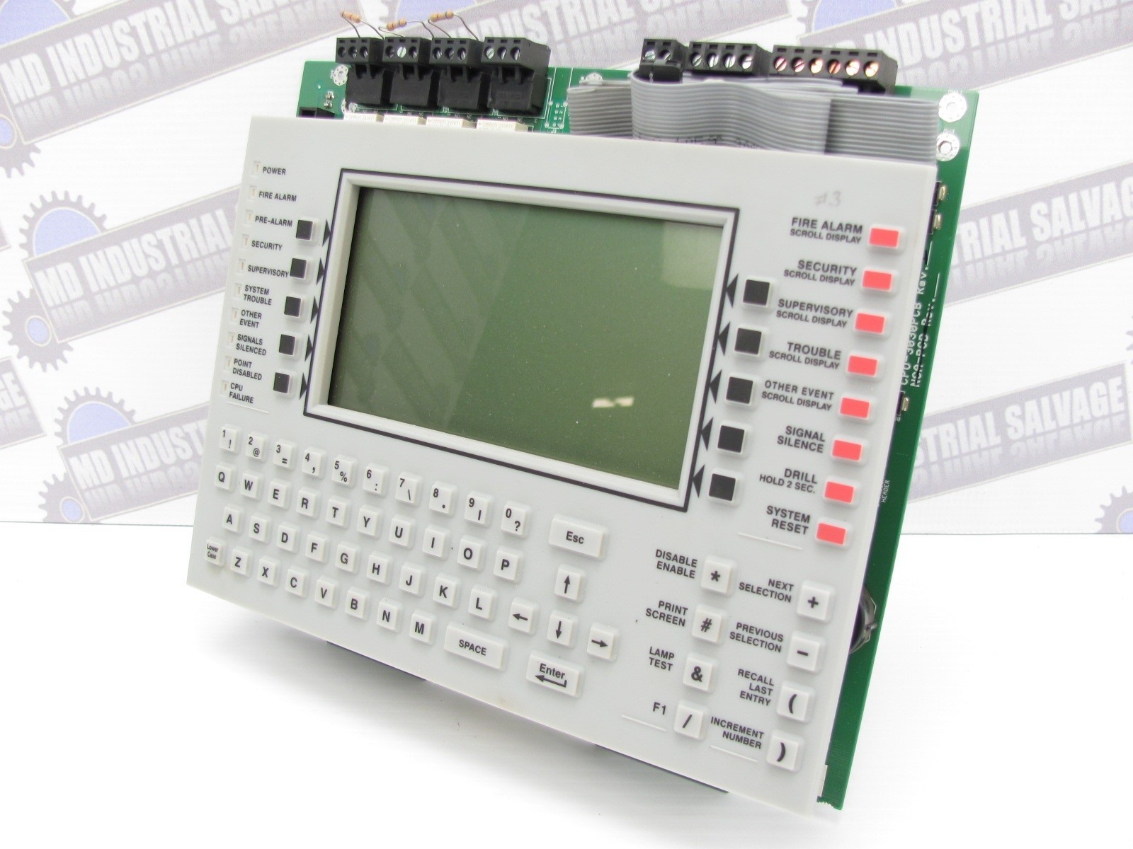 NOTIFIER - CPU-3030D - NFS3030 CPU with KEY DISPLAY Addressable - (Tested)