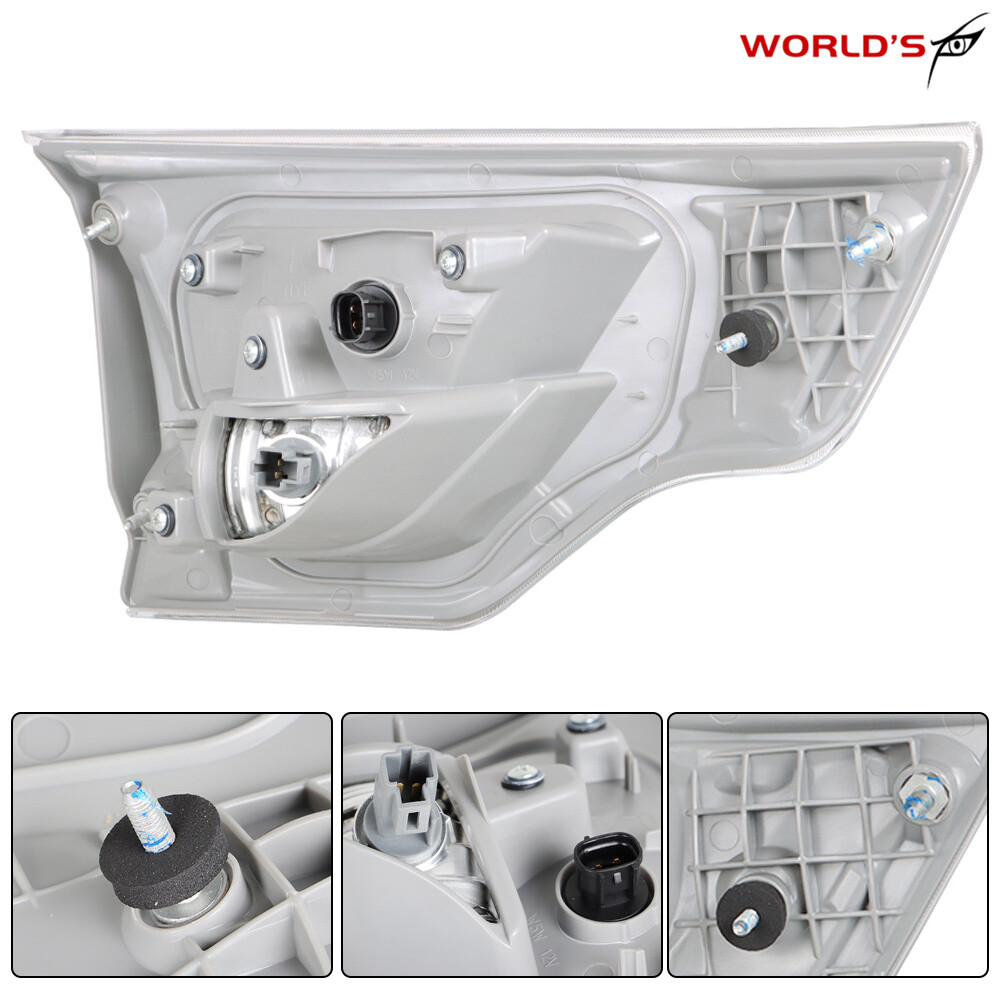 2PCS Fit For 2014-2016 Toyota Highlander Tail Light Inner Driver+Passenger Side