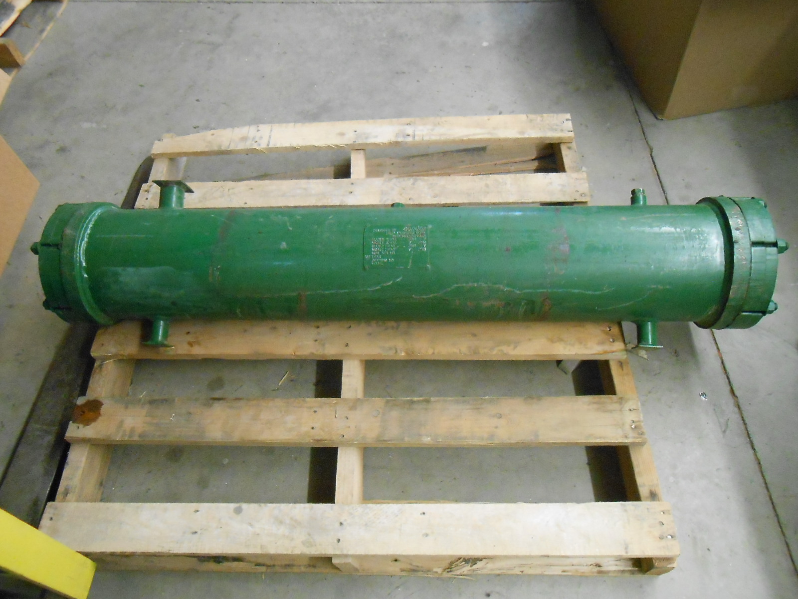 CONDEX SCLM 8 4 4P SHELL & TUBE HEAT EXCHANGER 1.5" NPT END FITTINGS