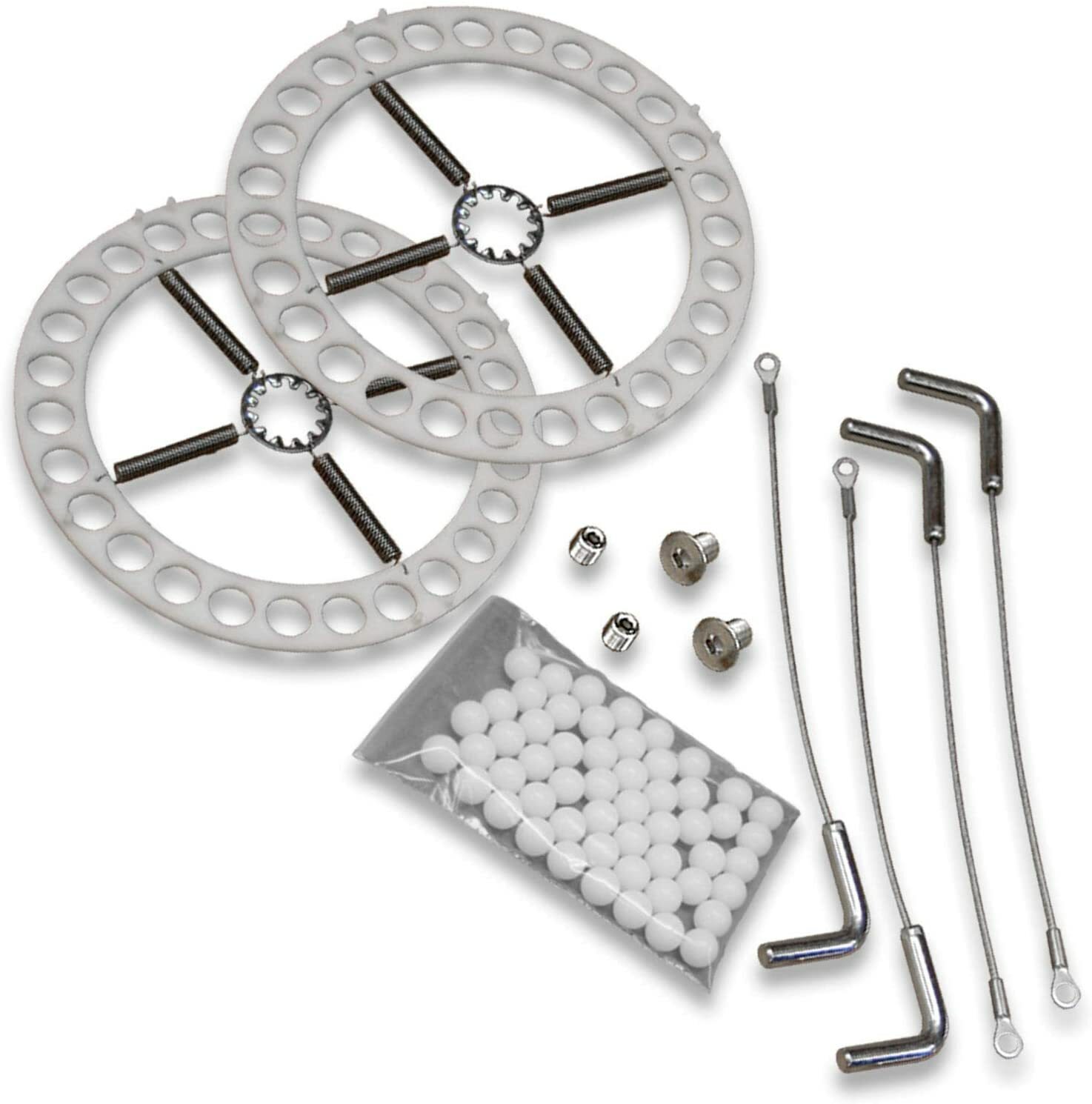 Hunter Stainless Steel Alignment 14" Turn Plate Repair Rebuild Kit w/ Lock Pins