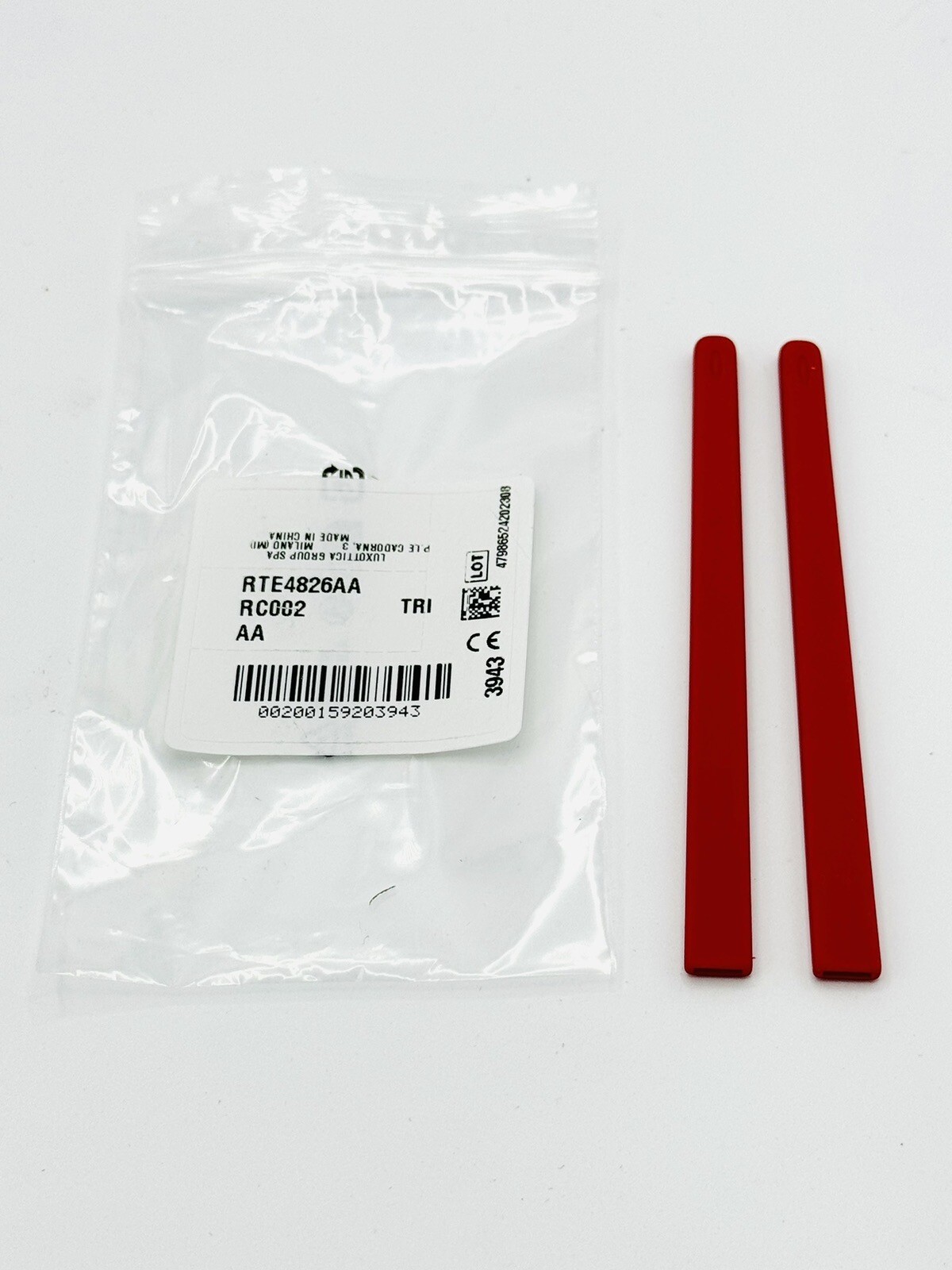 NEW OAKLEY AUTHENTIC METAL PLATE TI GLASSES REPLACEMENT EAR SOCKS OX5153 RED