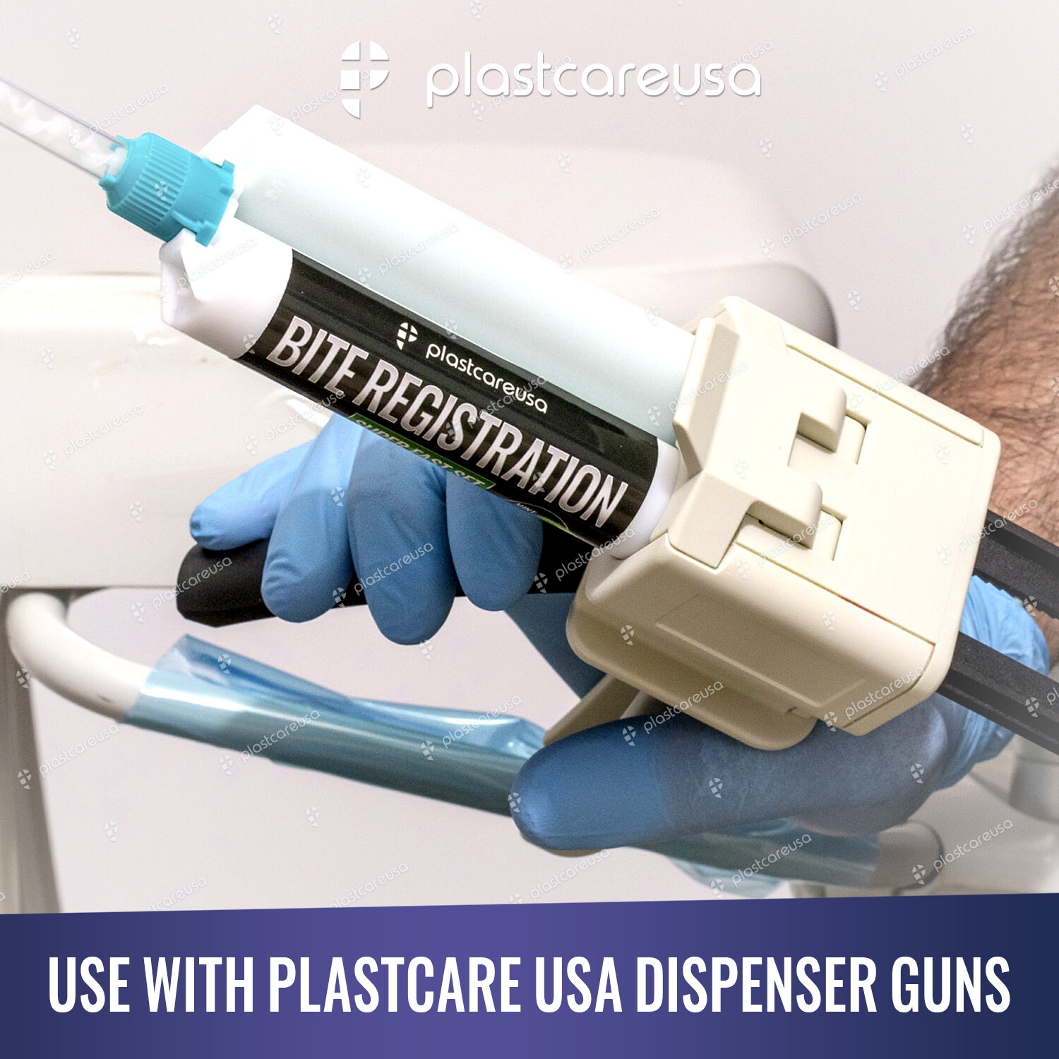 8 x Dental Bite Registration Material Fast Set 50ml Cartridges (Made in Germany)