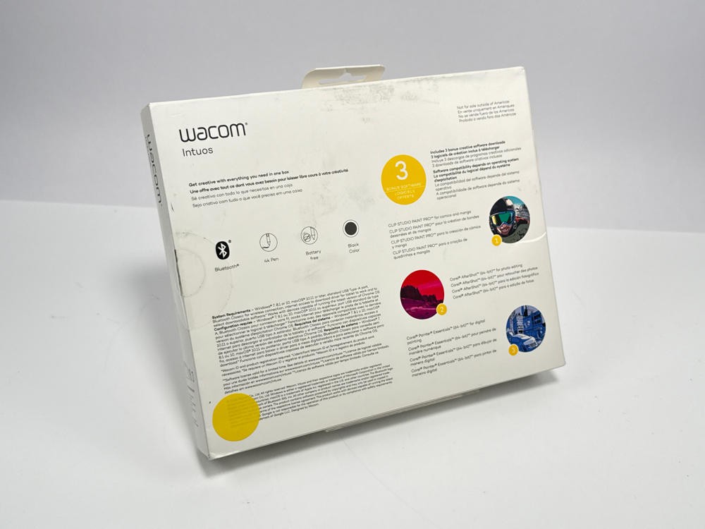 Wacom Intuos Small Wireless Drawing Tablet for Mac PC Android Creative Pen Pad