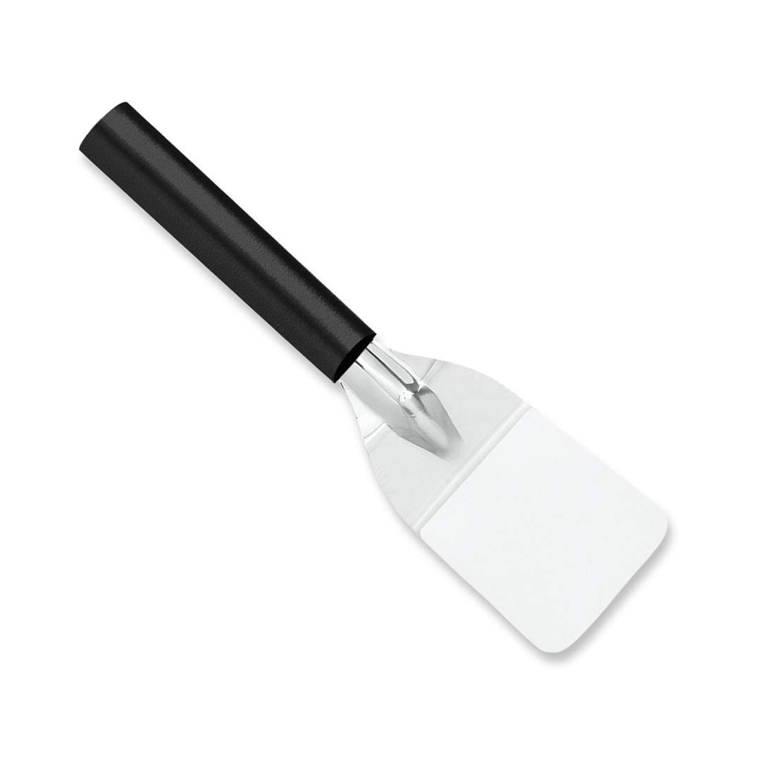2 Pack Cutlery Mini Server with Black Handle Small Serving Spatula Turner