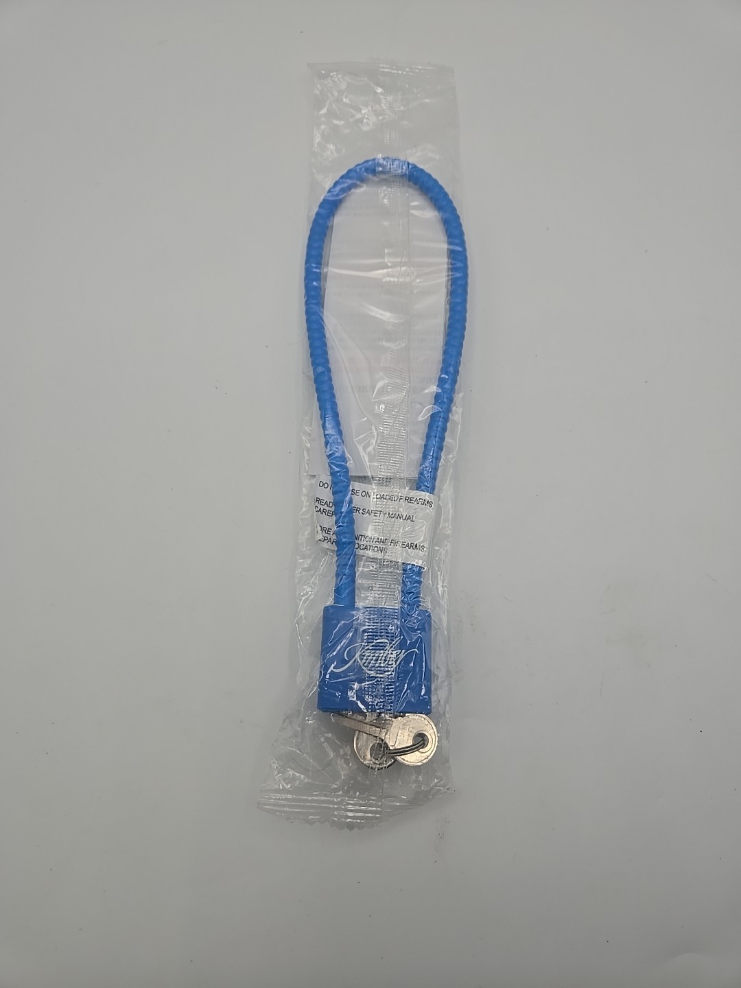 Kimber Factory Blue Cable Gun Lock with 2 Keys Unopened