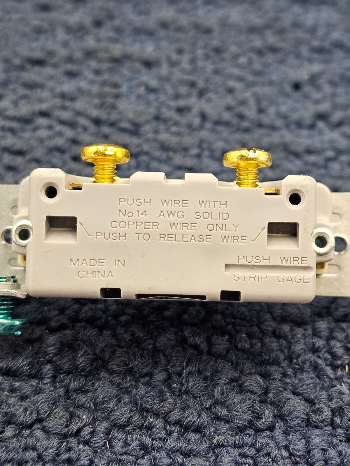 (QTY 10) Pass & Seymour 660-IG Ivory ON/OFF Framed Toggle Light Switch 15A