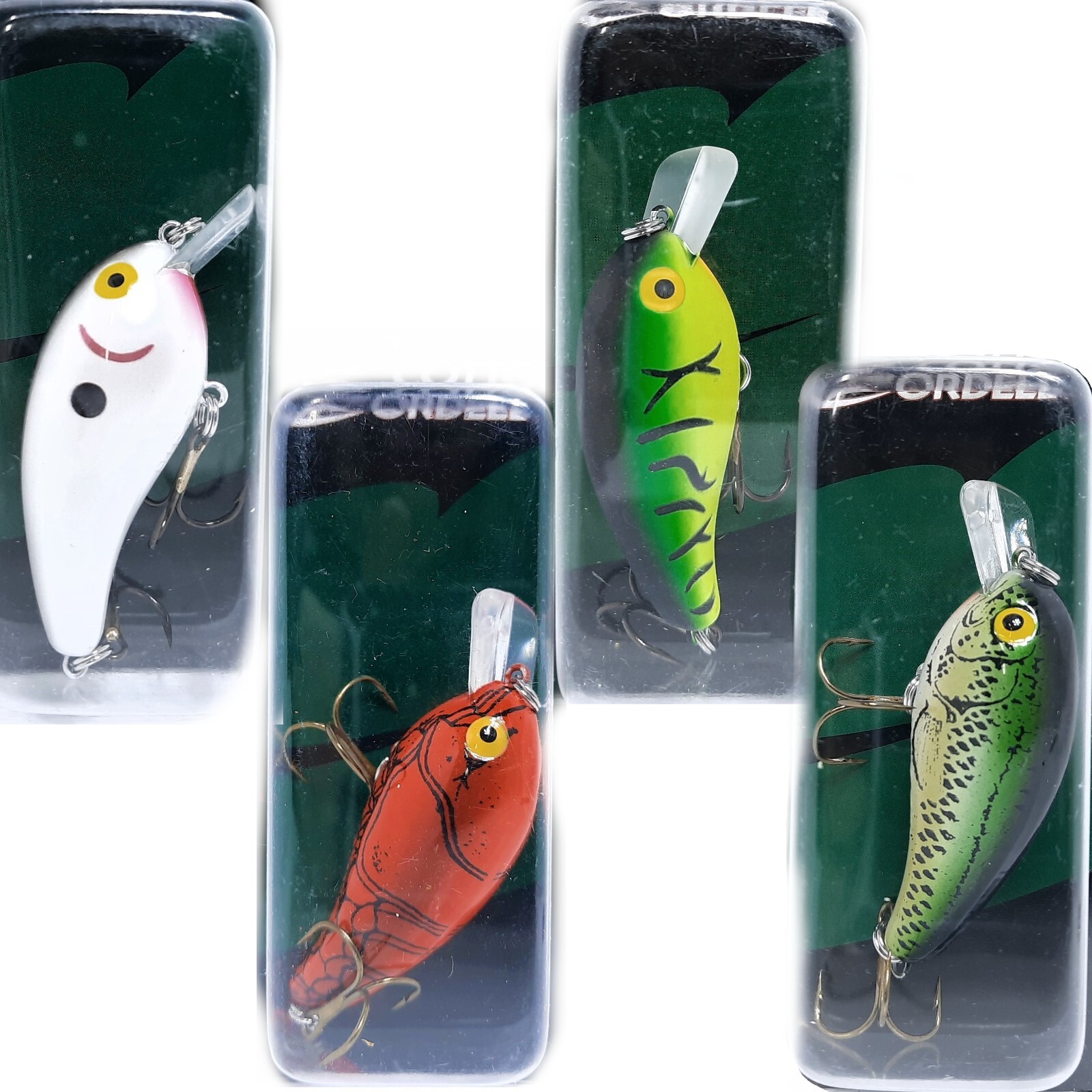 Cotton Cordell Big O Lures - Tiger - Crawdad - Bass - Smoky Joe  2.25"