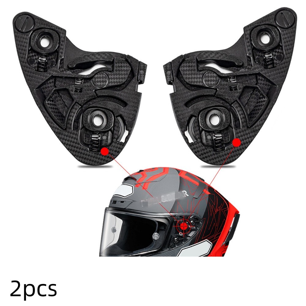 1 Pair Helmet Visor Lock Mechanism Fits For SHOEI Z7 X14 CWR1 Xspirit RF1200 NXR