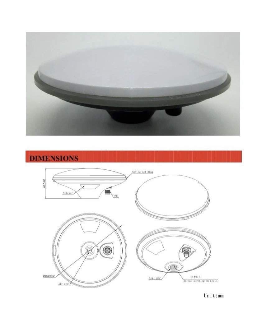 PolyNav 3000P High-Precision GNSS/INS Dual RTK + GNSS Antennas