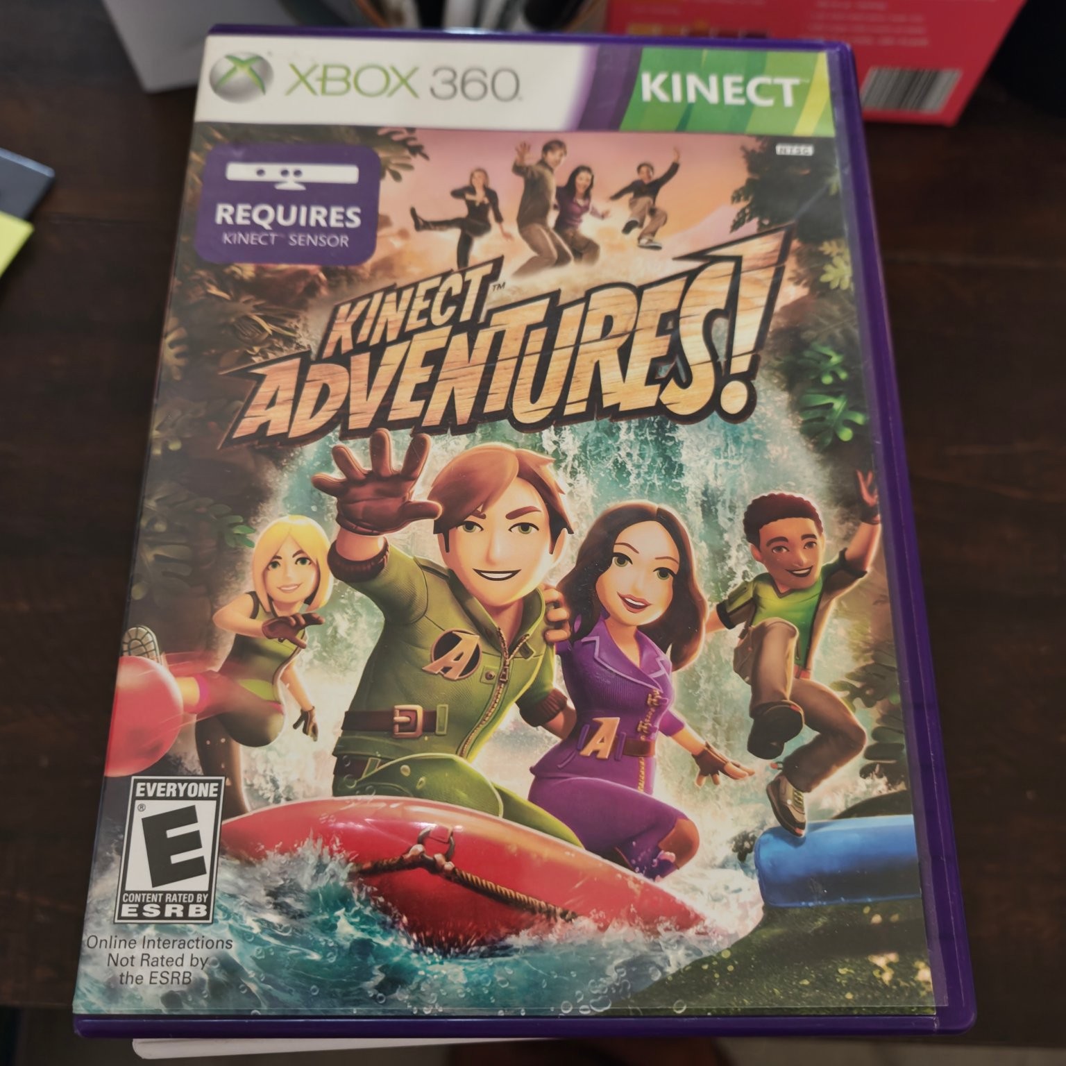 Kinect Adventures! Standard Case Xbox 360 Kinect Rare Game