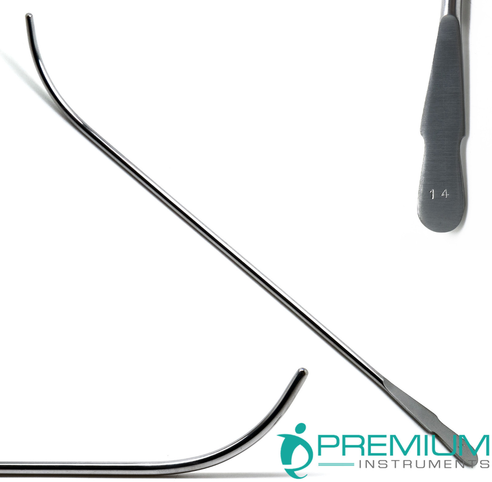 Van Buren Sounds Urethral No. 14FR OB/GYN Curved Surgical Instruments