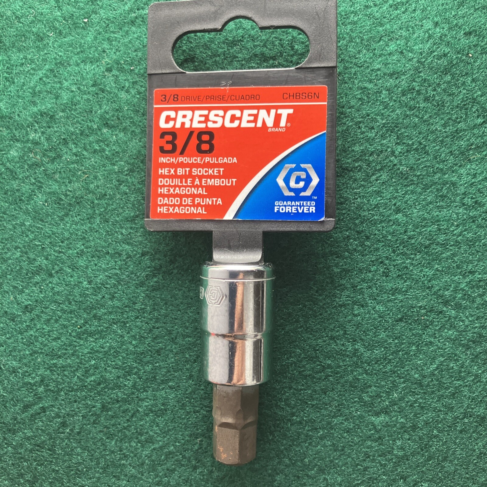 Crescent CHBS6N 3/8 in. Drive Hex Drive Bit SAE Socket 3/8in Lifetime Warranty