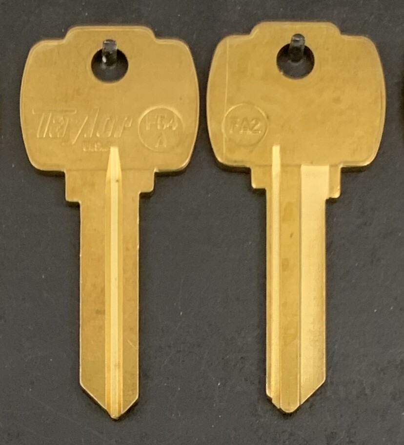 Lot of 2/5/10 FA2 F54A A1054WC Type 6 Pin Key Blanks for Falcon P1577E Keyway