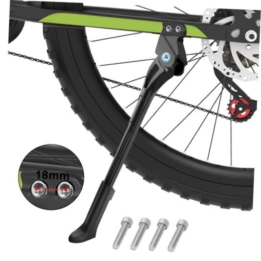 Bike Kickstand,18mm Hole Spacing Bicycle Kick Stand,Adjustable Length Bike