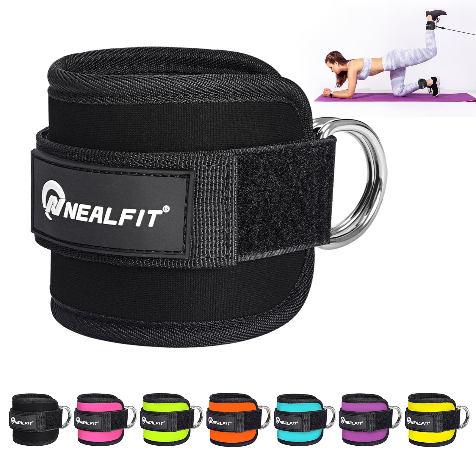 Ankle Strap for Cable Machine Attachments, Gym Accessories for Women and Men