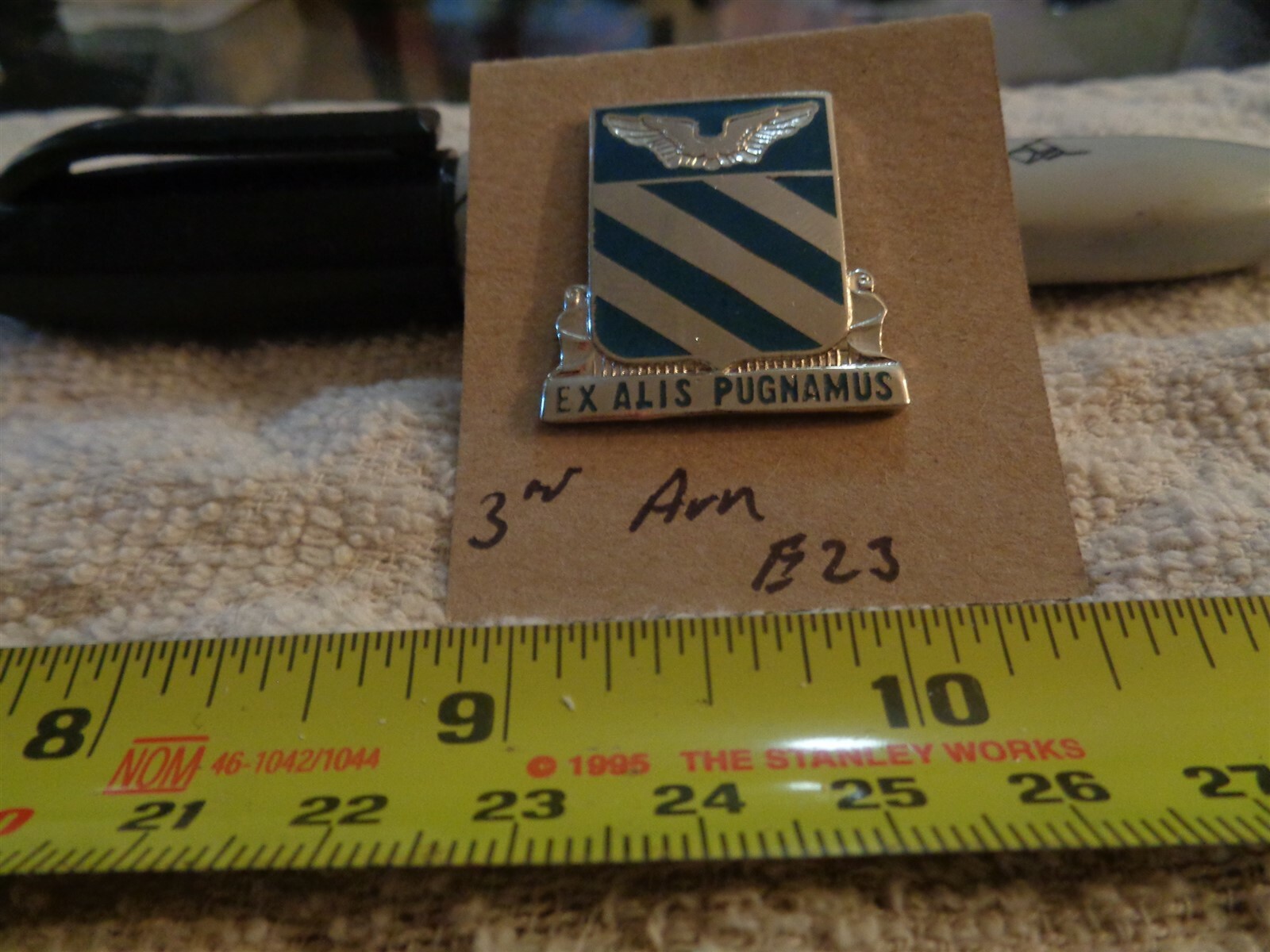 3rd Aviation E-23 Unit Crest, DI, DUI (DRAW#J1)