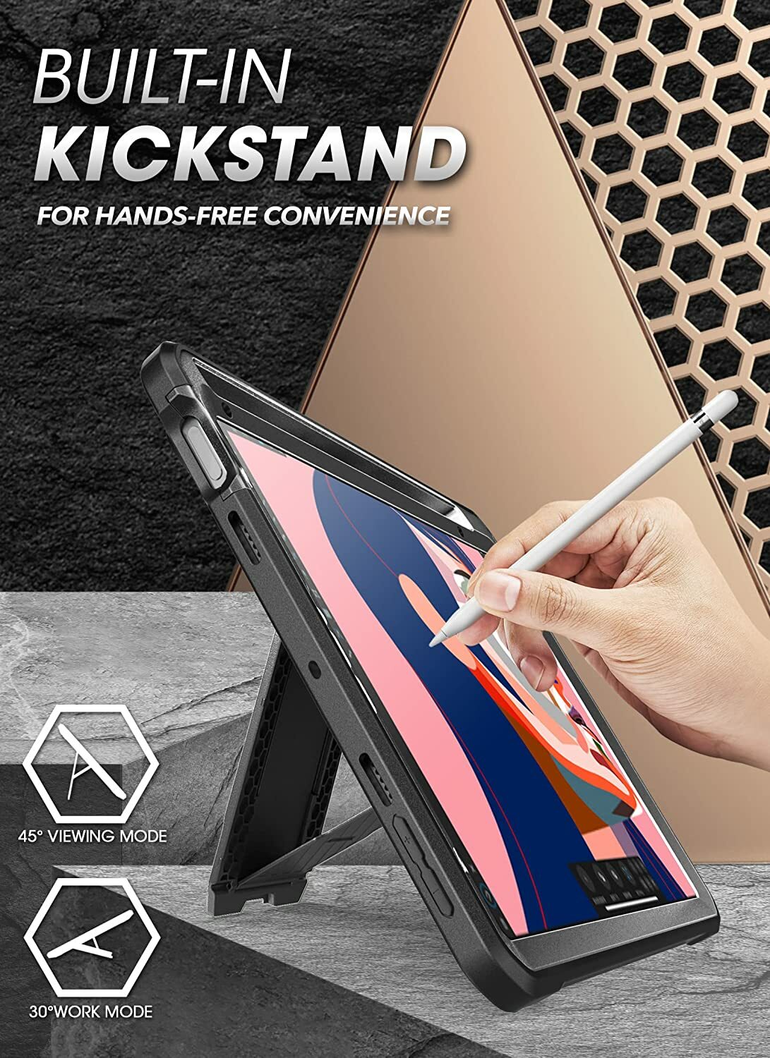 SUPCASE For iPad mini 6 Built-in Screen Protector Full-Body Rugged UBPro Case