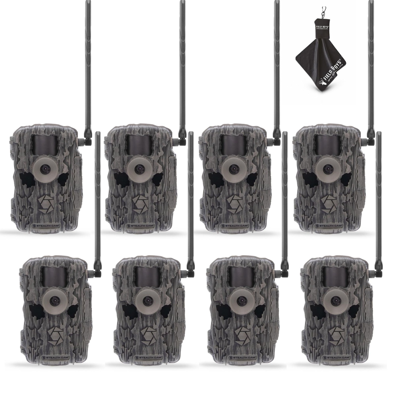 Stealth Cam Fusion X-Pro Dual SIM 36MP 720P Cellular Trail Camera 4-Pack