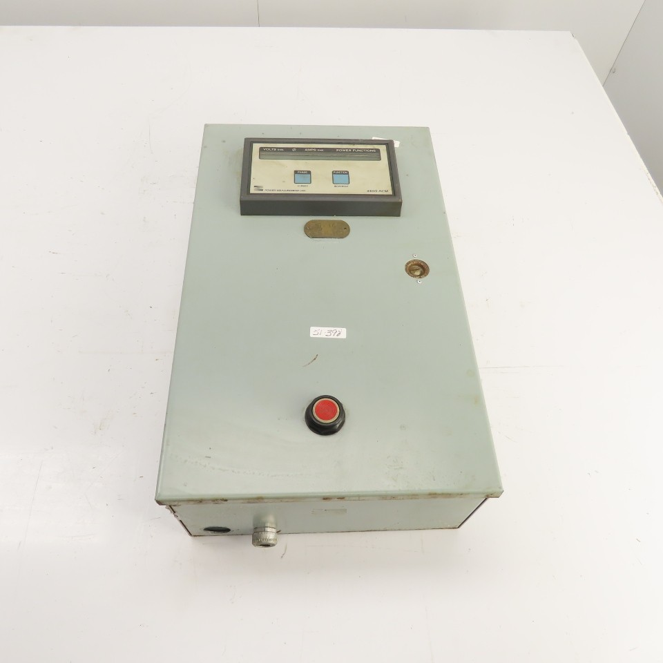 Power Measurement 3300 ACM Digital Power Meter Unit W/ Display & Type Enclosure