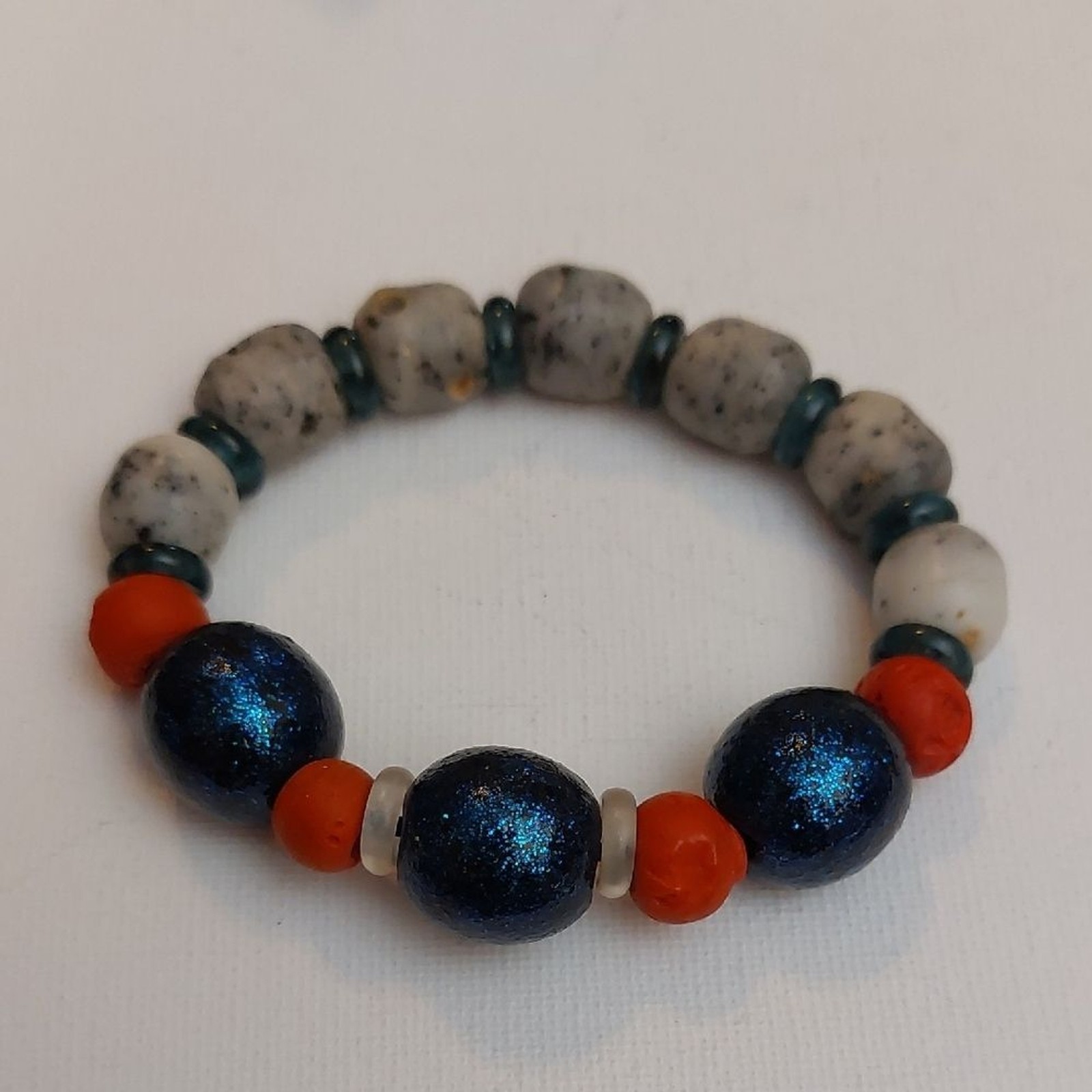 Artisan Mixed Media Beaded Bracelet