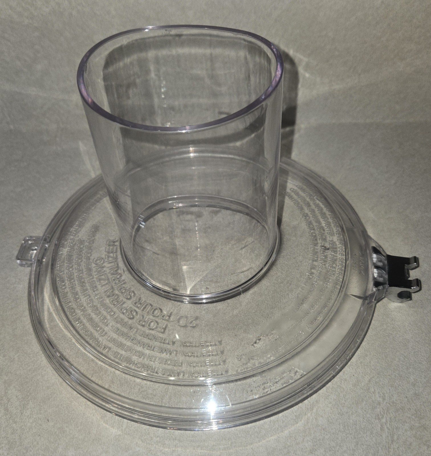 Veggie Bullet Replacement Part 2D Spiralizer Lid for VB-102 VB-101 OEM