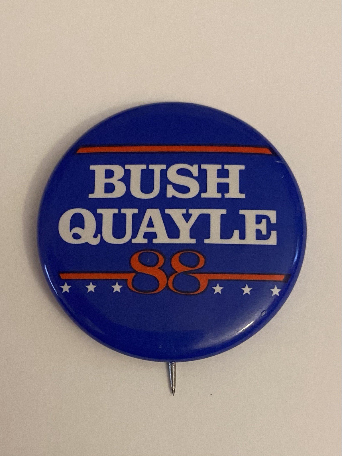 Bush Quayle 88 Pin Back Button P85