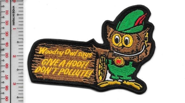 Smokey Bear Friend Woodsy Ow Says Give a Hoot Dont Pollute For vel NO TARIFF