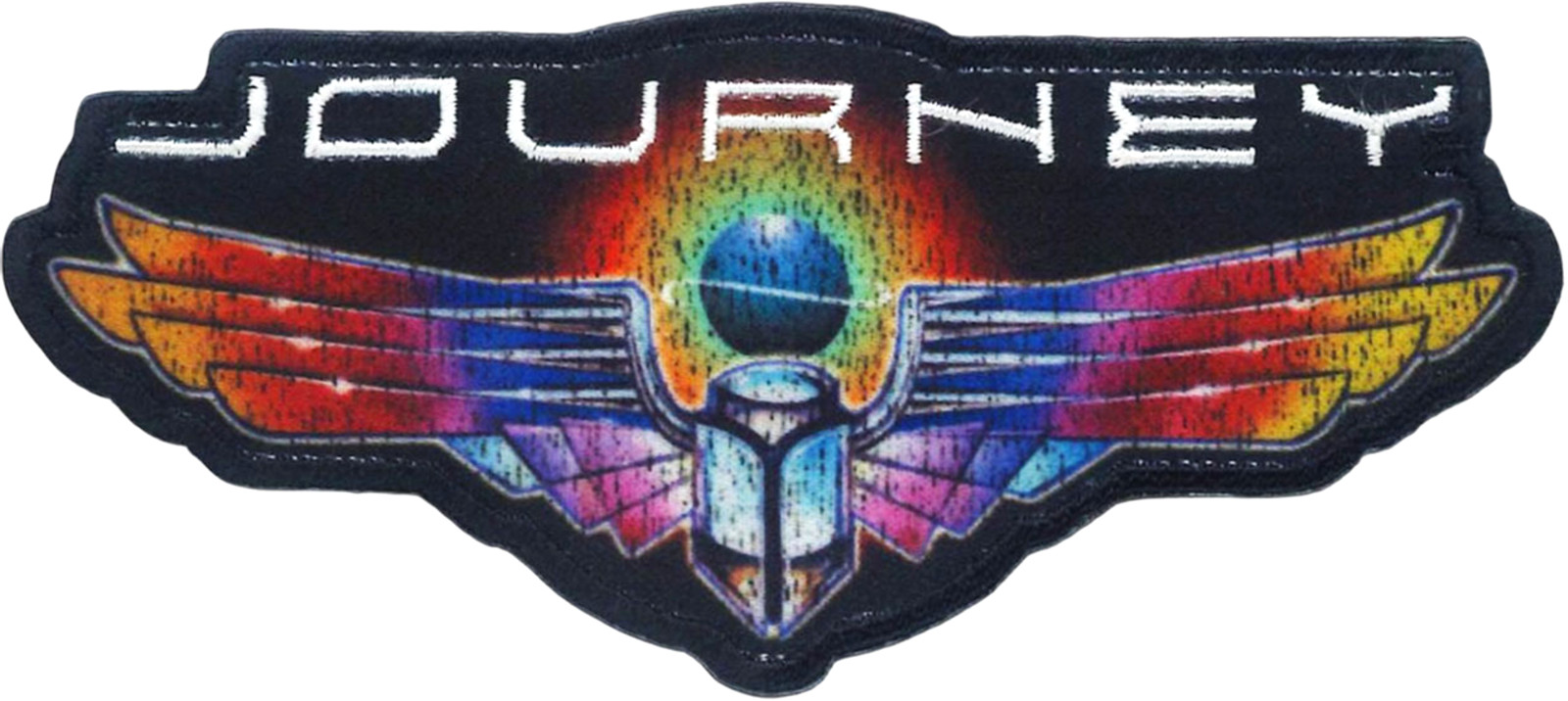 Patch - Journey Winged Scarab Logo 1980s Rock Music Embroidered Iron On 4.5"