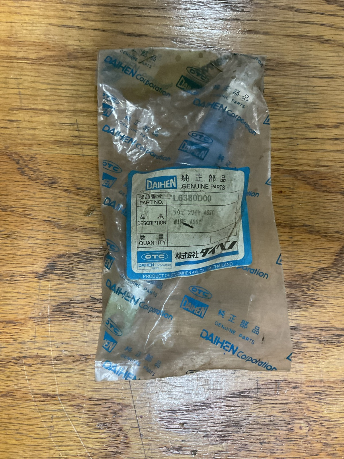OTC Daihen L6380D00 Power Wire Cable