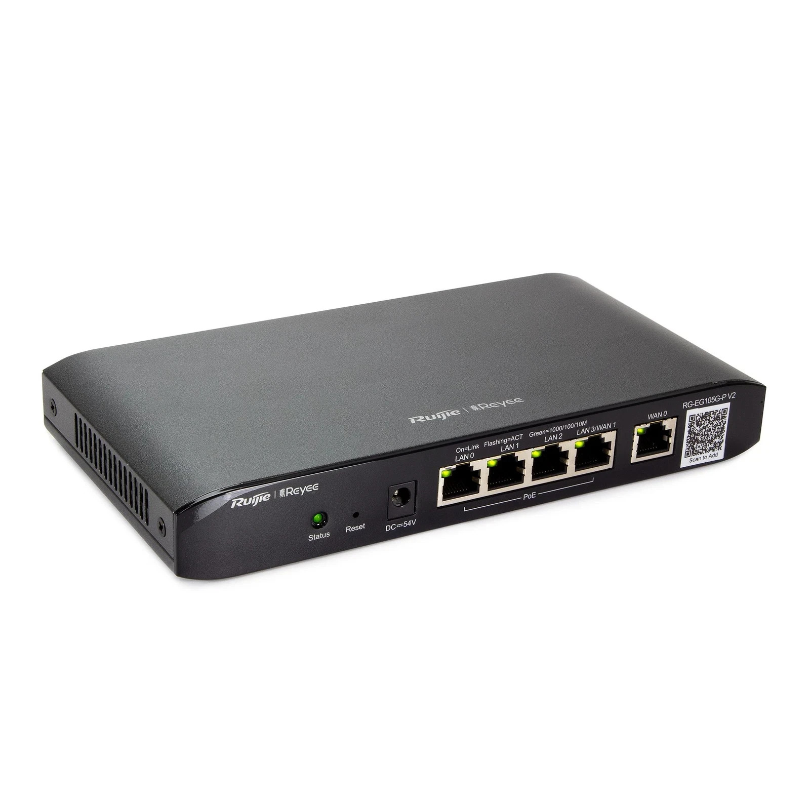 Ruijie RG-EG105G-P V2 5-port Gigabit POE Gateway Router