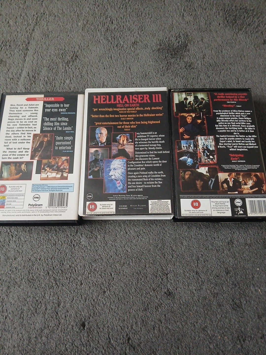vhs big box ex rental horror