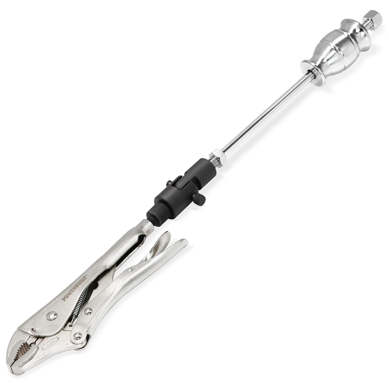 POWERBUILT 645044 Slide-Hammer Locking Pliers Set, 9-Inch Pliers, 4.5 lb Hammer