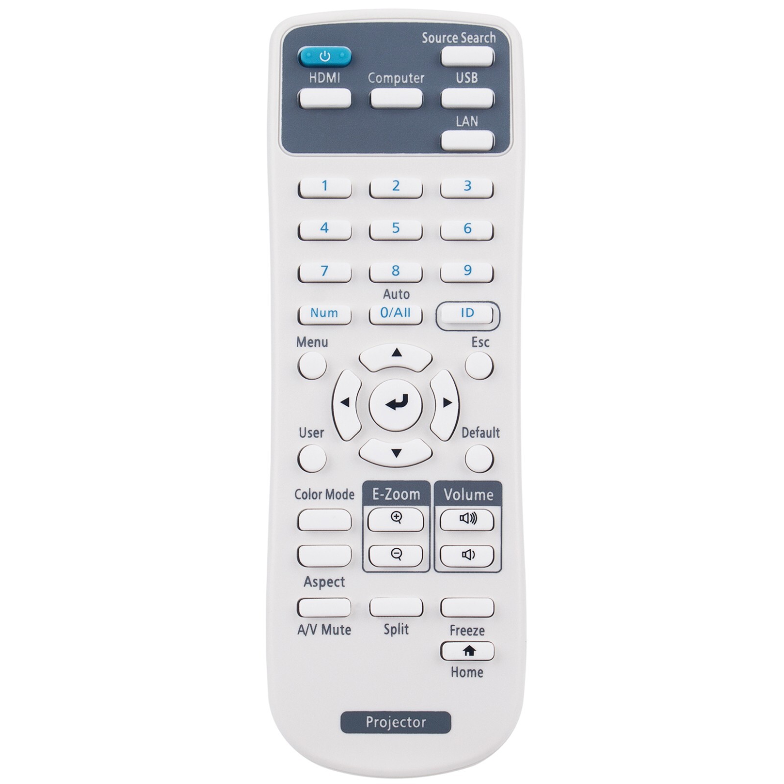219863500 Replace Remote for Epson Projector EX9230 VS260 EB-992F EB-982W EB-E10