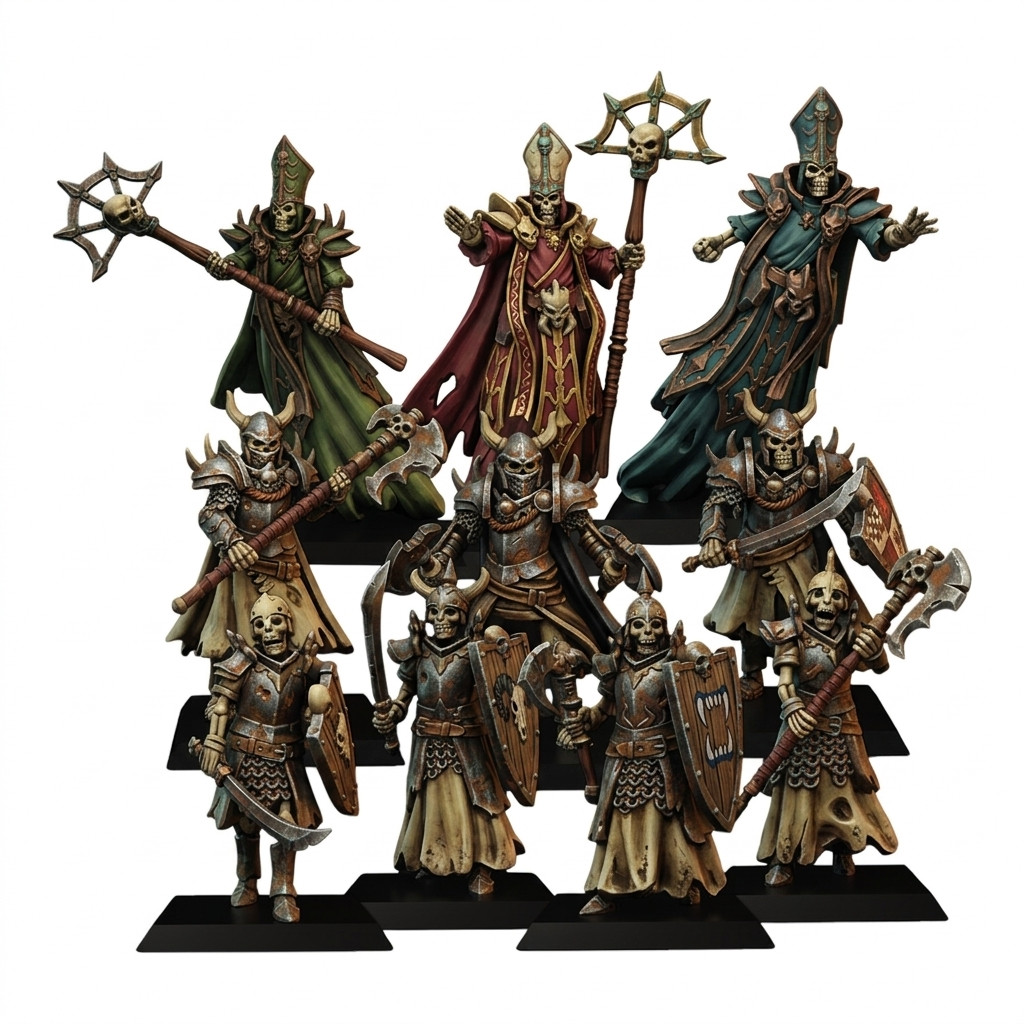 Skeleton Squad Miniatures | Fantasy | Galaad Miniatures