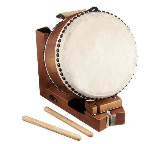 Japanese Drum Taiko Wadaiko with stand and drumstick KP-1980 Rubber wood NEW