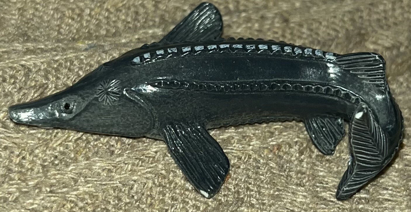 YOWIE Beluga Sturgeon Collectible Toy Wild Water Series Collection 2 1/4" long