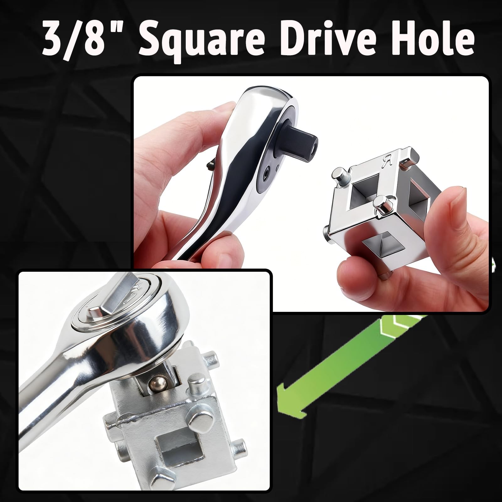 RXALASKA Cube Brake Caliper Compression Tool, Rear Disc Piston Tool...