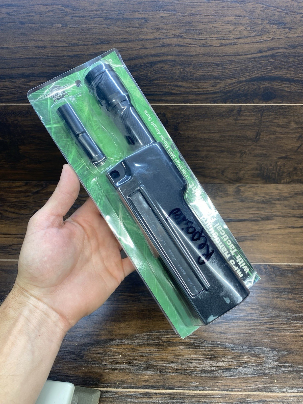 Airsoft AEG Handguard Grip w/ Pressure Button Flashlight – Repaired (Read)