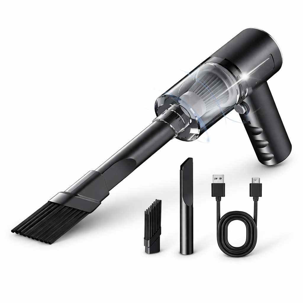 Wireless Handheld Vacuum Cleaner 120W USB Rechargeable Car Home Wet Dry