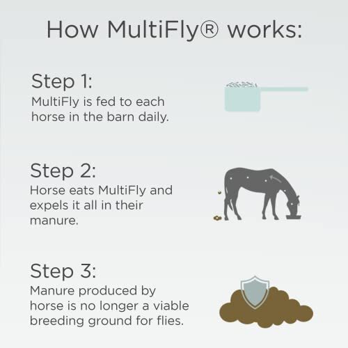 MultiFly Feed-Thru Fly Control Pellets for Horses - Palatable & Safe Fly 10 lb
