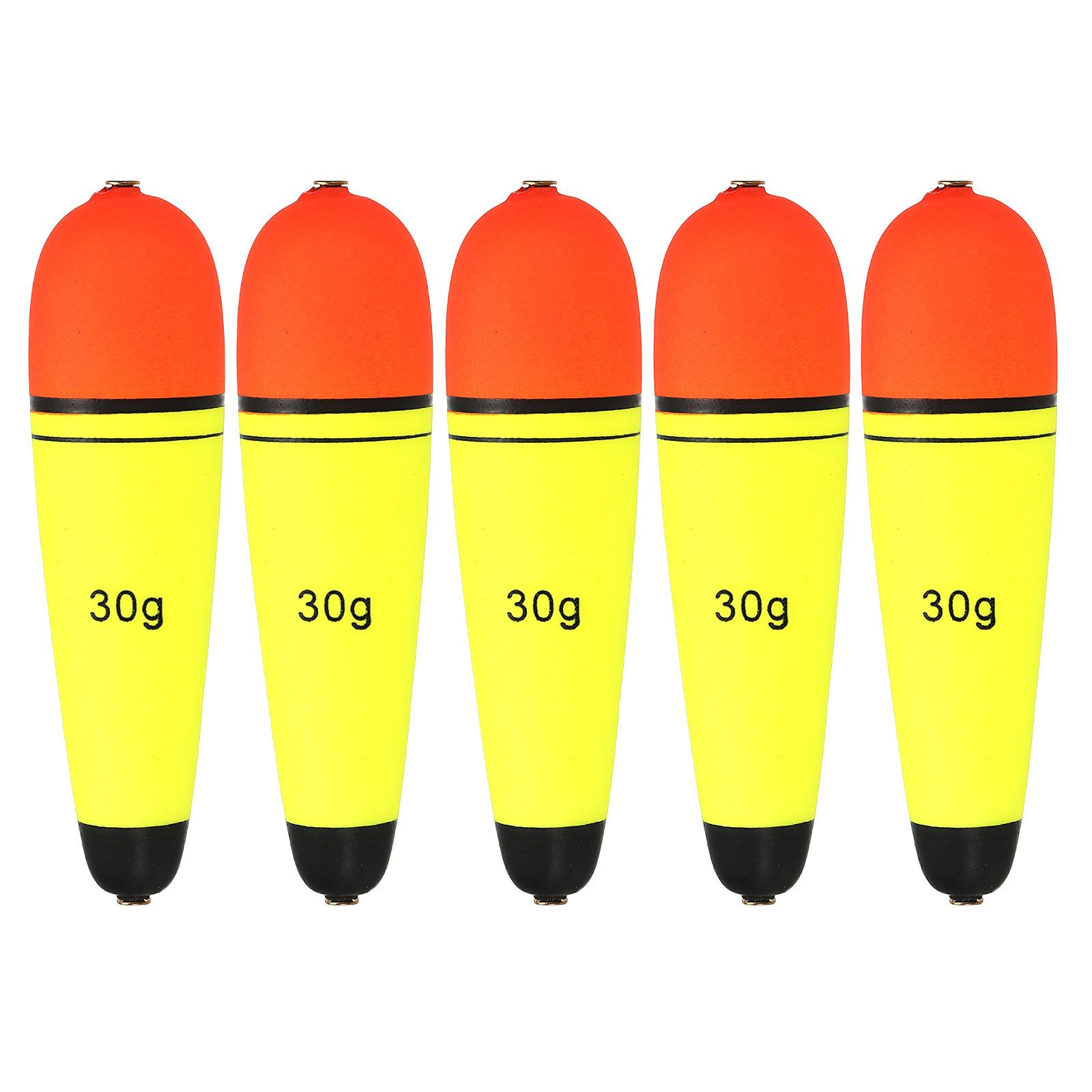 1oz Fishing Slip Bobbers, 5 Pack EVA Fishing Float, Yellow