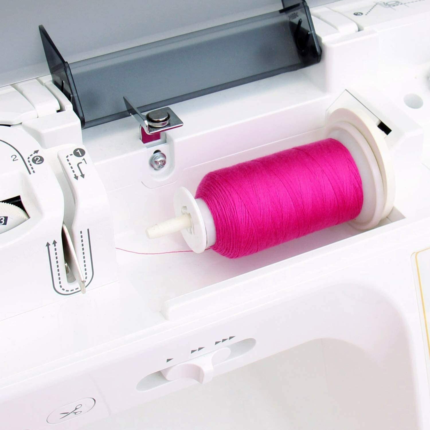 SPUN POLYESTER SEWING THREAD - 50/3 - 600M - 86 COLORS AVAILABLE - THREADART