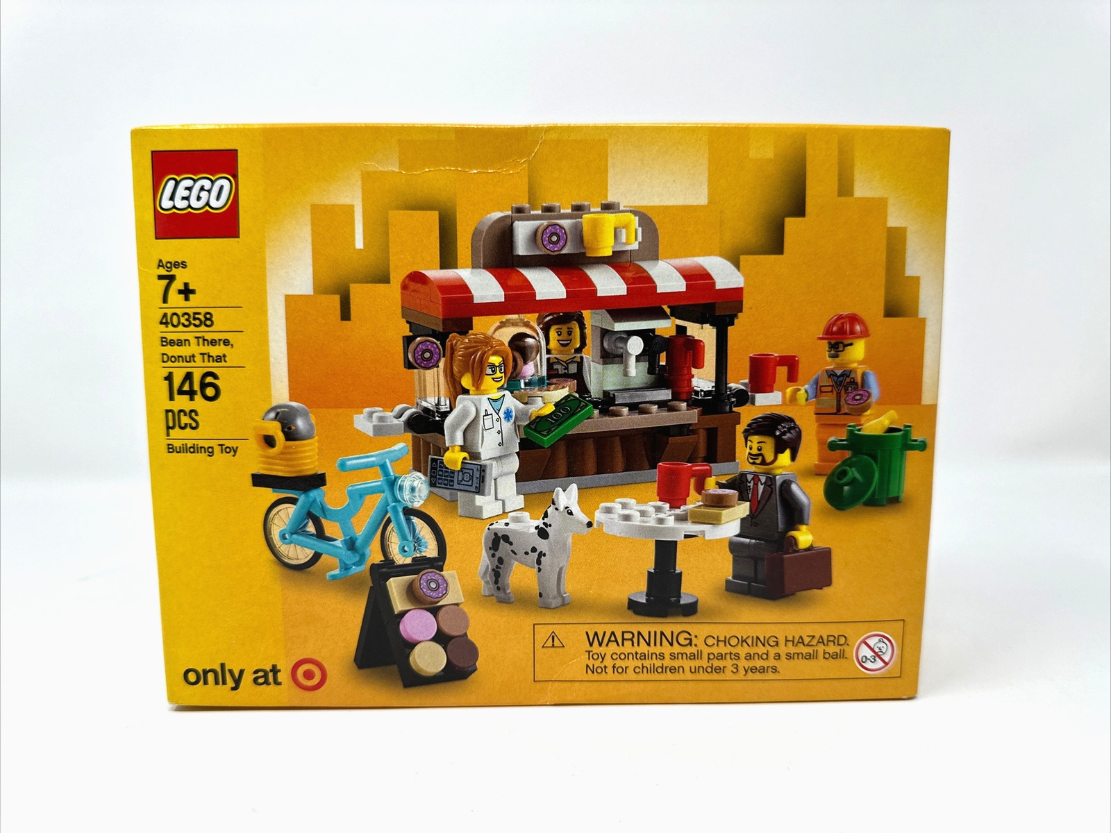 Rare Target Exclusive LEGO Bean There, Donut That 40358; Perfect with 60452