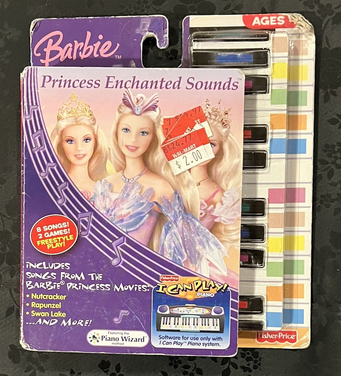 NEW FISHER PRICE I Can Play Piano Software - Barbie Princess Enchanted Sounds