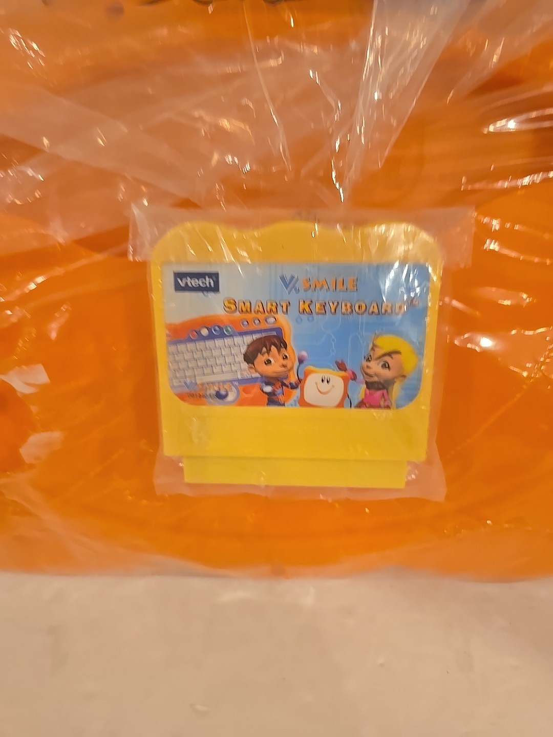 VTech V.Smile Smart Keyboard 2007 Learning System Educational With Cartridge
