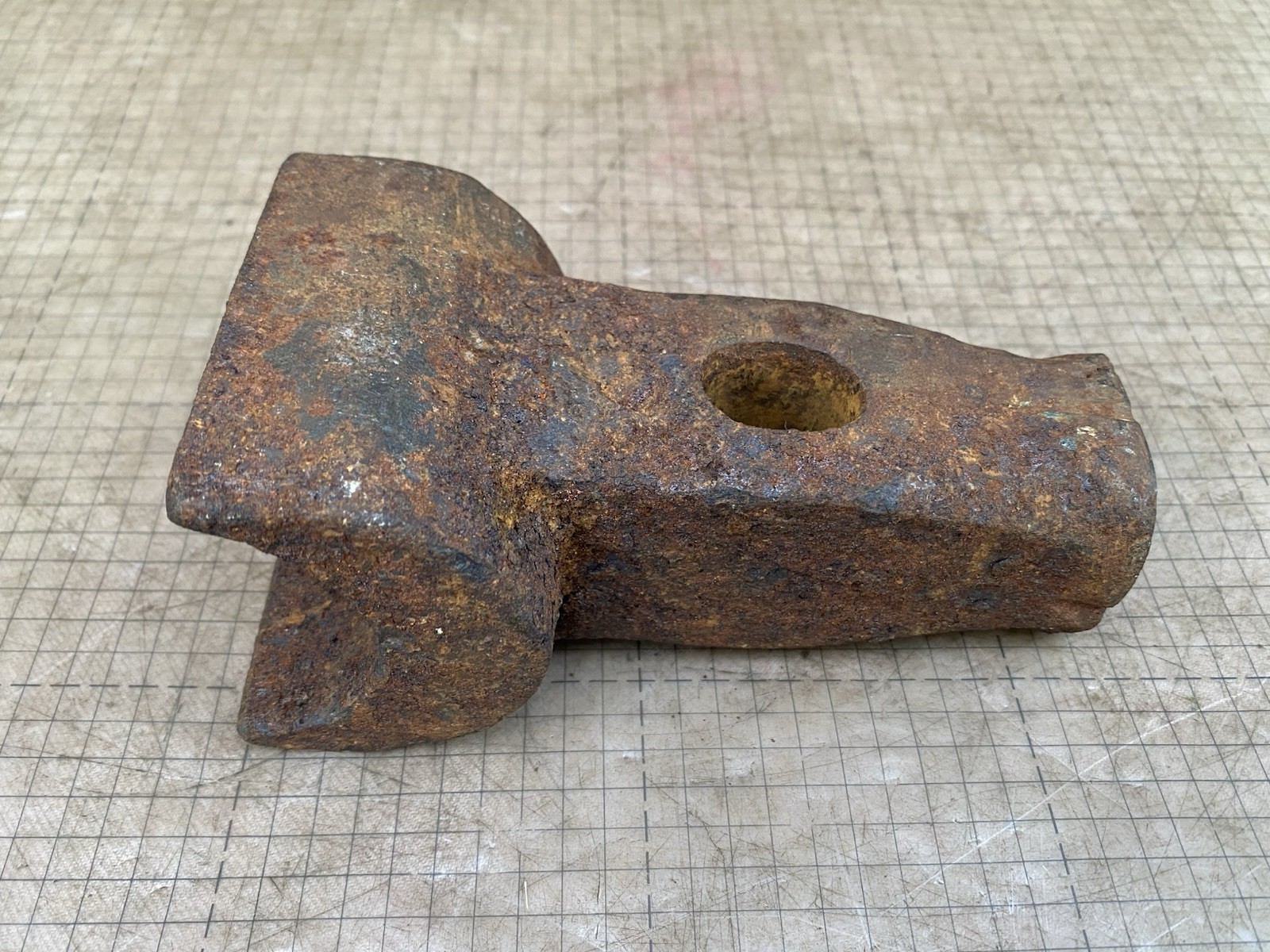Vintage Atha ? #38 Hammer HEAD 4-1/2 lbs. Blacksmith Anvil Forge Old Rusty Tool