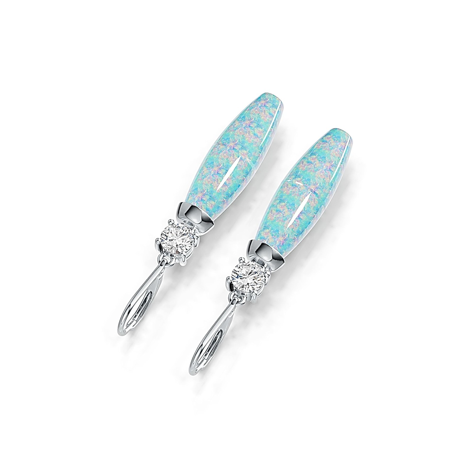 Sterling Silver Semi Mount Earrings Setting Round RD 5x5mm
