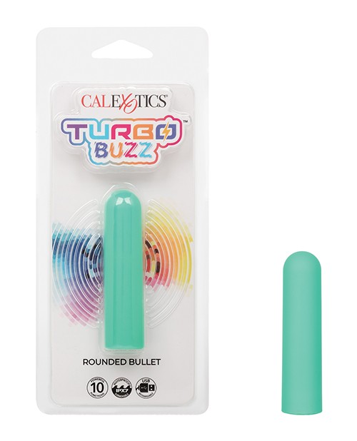 California Exotic Novelties Turbo Buzz Rounded Bullet Stimulator, Green