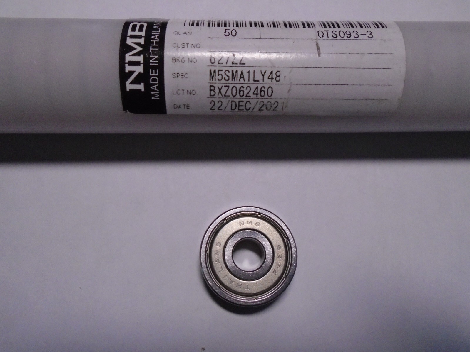 NMB 627 ZZ PRECISION BEARING 7X22X7 mm DR154